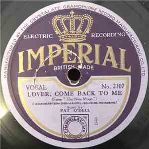 Pat O'Dell / Eddie Cole  - Lover, Come Back To Me / The Wedding Of The Painted Doll download flac