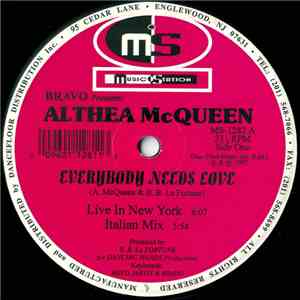 Bravo Presents: Althea McQueen - Everybody Needs Love download flac