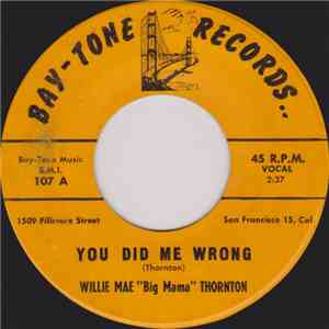 Willie Mae "Big Mama" Thornton - You Did Me Wrong / Big Mama's Blues download flac