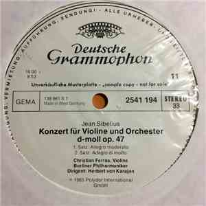 Jean Sibelius, Berliner Philharmoniker, Christian Ferras, Herbert Von Karajan - Konzert für Violine und Orchester - Finlandia download flac
