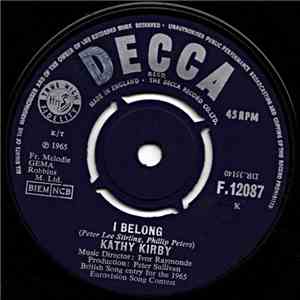 Kathy Kirby - I Belong download flac