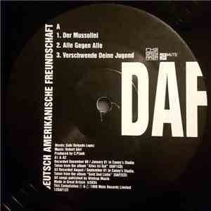 Deutsch Amerikanische Freundschaft - Der Mussolini download flac