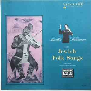 Martha Schlamme - Sings Jewish Folk Songs download flac