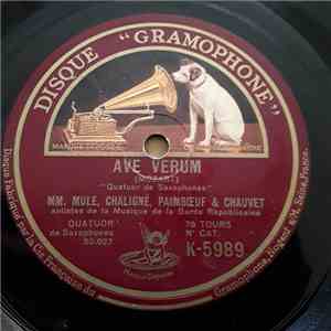 Mule, Chaligné, Paimboeuf & Chauvet - Ave Verum / Scherzo Du Premier Quatuor , Op 12 download flac