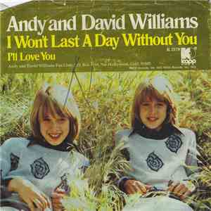 Andy & David Williams - I Won't Last A day Without You / I'll Love You download flac