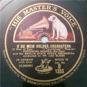 Berlin State Opera Orchestra - O Du Mein Holder Abendstern / Wie Aus Der Ferne download flac