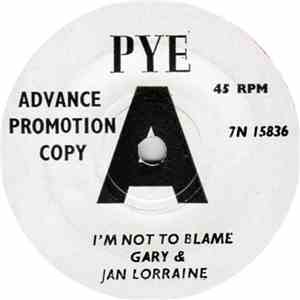 Gary & Jan Lorraine - I'm Not To Blame download flac