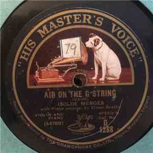 Isolde Menges, Johann Sebastian Bach, Eileen Beattie, Frédéric Chopin - Air On The G String / Nocturne In E Flat Op 9 No 2 download flac