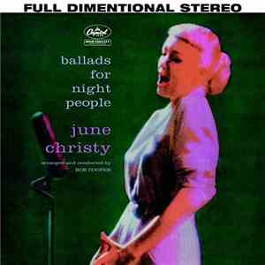 June Christy - Ballads For Night People download flac