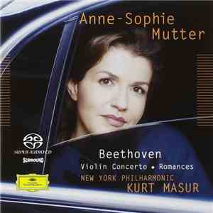 Beethoven - Anne-Sophie Mutter, Kurt Masur, New York Philharmonic - Violin Concerto • Romances download flac