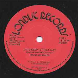 Boris Gardiner - Let's Keep It That Way download flac