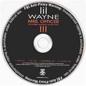 Lil Wayne Feat. Bobby Valentino  & Kidd Kidd - Mrs. Officer download flac