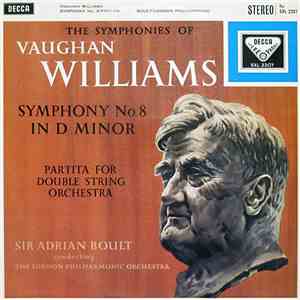 Vaughan Williams, Sir Adrian Boult Conducting The London Philharmonic Orchestra - Symphony No. 8 In D Minor / Partita For Double String Orchestra download flac
