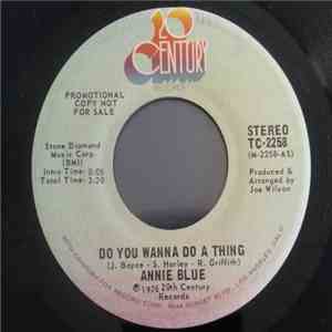 Annie Blue - Do You Wanna Do A Thing (promo, mono) download flac