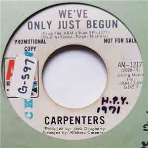Carpenters - We've Only Just Begun download flac