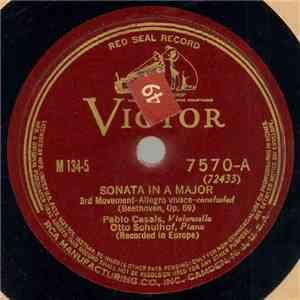 Pablo Casals - Beethoven - Sonata In A Major, Op. 69 download flac