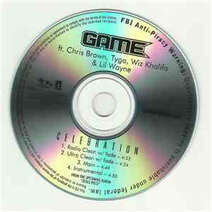 Game Ft. Chris Brown , Tyga, Wiz Khalifa & Lil Wayne - Celebration FLAC album