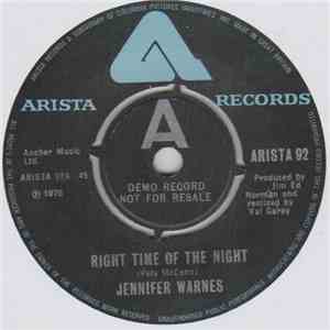 Jennifer Warnes - Right Time Of The Night download flac