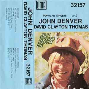 John Denver / David Clayton Thomas - John Denver's Greatest Hits / David Clayton-Thomas download flac