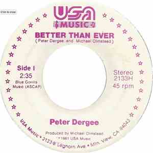Peter Dergee - Better Than Ever download flac