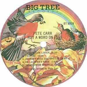Pete Carr - Not A Word On It FLAC album