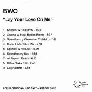 BWO - Lay Your Love On Me download flac