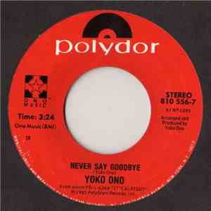 Yoko Ono - Never Say Goodbye download flac