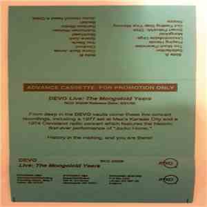 Devo - Live: The Mongoloid Years download flac
