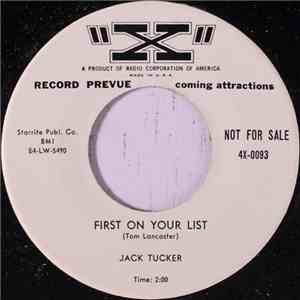 Jack Tucker - First On Your List / Stark, Staring Madly In Love (With You) FLAC album