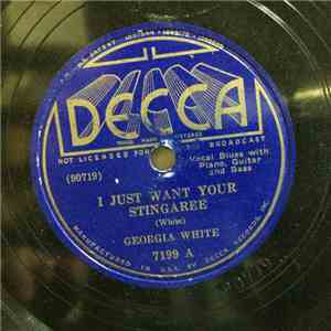 Georgia White - I Just Want Your Stingaree / Black Rider download flac