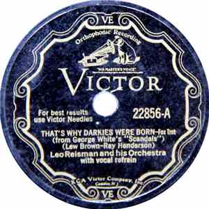 Leo Reisman And His Orchestra / Peter Van Steeden And His Orchestra - That's Why Darkies Were Born / Hiding In The Shadows Of The Moon download flac