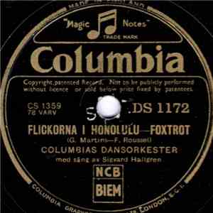 Columbias Dansorkester - Flickorna I Honolulu / Du är Min Länstans Paradis download flac