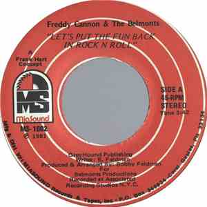 Freddy Cannon & The Belmonts - Let's Put The Fun Back In Rock N Roll FLAC album