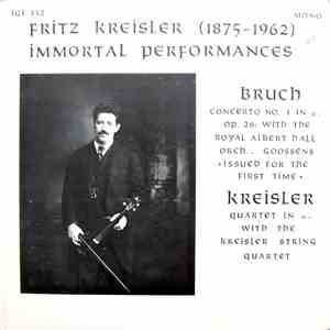 Fritz Kreisler - Immortal Performances download flac