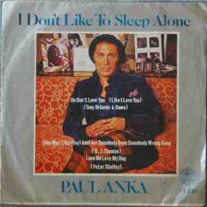 Paul Anka, Tony Orlando & Dawn, B.J. Thomas, Peter Shelley - I Don't Like To Sleep Alone download flac