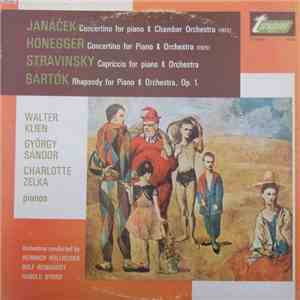Janáček, Honegger, Stravinsky, Bartók - Concertino For Piano & Chamber Orchestra / Concertino For Piano & Orchestra / Capriccio For Piano & Orchestra / Rhapsody For Piano & Orchestra download flac