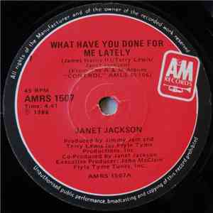 Janet Jackson - What Have You Done For Me Lately download flac