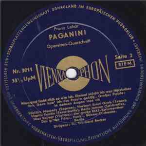 Franz Lehár - Paganini (Operetten - Querschnitte) download flac