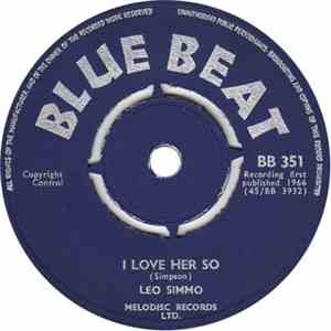 Leo Simmo - I Love Her So / It's Good To Be Seen download flac