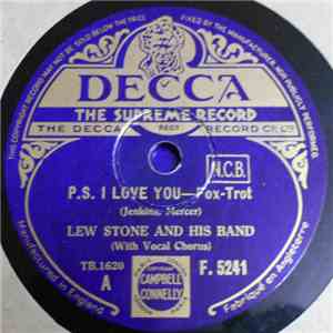 Lew Stone And His Band - P.S. I Love You / Two Cigarettes In The Dark download flac