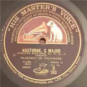 Vladimir De Pachmann, Chopin - Nocturne, Op 15 F Major / Nocturne, G Major download flac