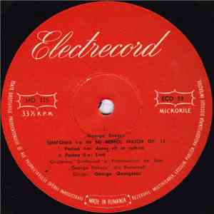 George Enescu - Orchestra Simfonică a Filarmonicii de Stat „George Enescu” Dirijor : George Georgescu - Simfonia Nr. 1 În Mi Bemol Major, Op. 13 download flac