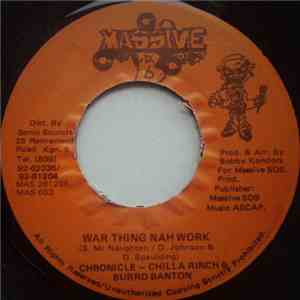 Chronicle / Chilla Rinch / Burro Banton - War Thing Nah Work download flac