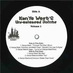 Kanye West - Unreleased Joints Volume 1 download flac