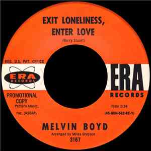 Melvin Boyd - Exit Loneliness, Enter Love download flac