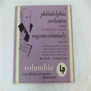 The Philadelphia Orchestra, Eugene Ormandy - A Philadelphia Orchestra Program download flac