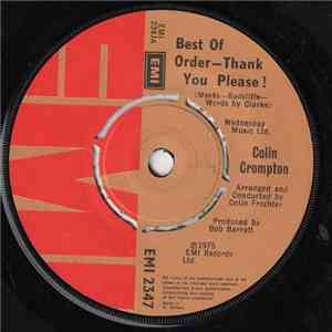 Colin Crompton - Best Of Order-Thank You Please! download flac