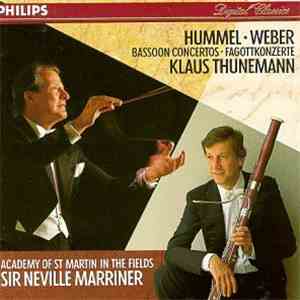 Johann Nepomuk Hummel, Carl Maria von Weber, Klaus Thunemann, The Academy Of St. Martin-in-the-Fields, Sir Neville Marriner - Hummel & Weber: Bassoon Concertos download flac