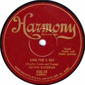 Irving Kaufman - King For A Day / Blue Grass download flac