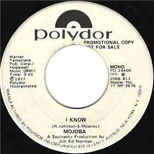 Mojoba - I Know (Mono / Stereo) download flac